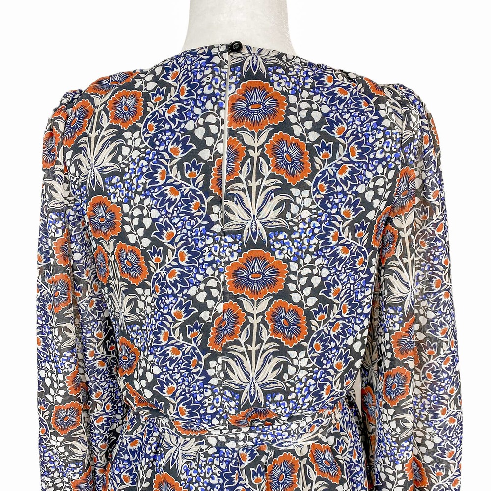 Walter Baker Dress Melissa Navy Pansy Size Small - Picture 10 of 13